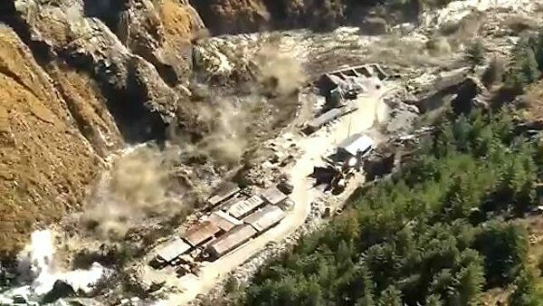 ინდოეთში ჰიმალაის მყინვარიდან ყინულის მოწყვეტის შედეგად, სავარაუდოდ 150 ადამიანი დაიღუპა