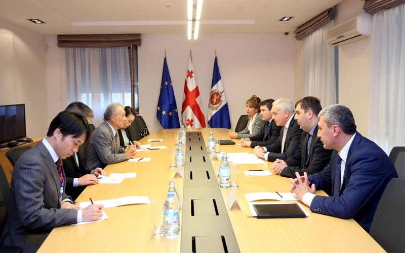 შს მინისტრი უმსხვილესი იაპონური ფონდის თავმჯდომარეს შეხვდა