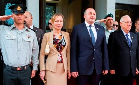 საქართველოს პრეზიდენტი ისრაელის პრეზიდენტს შეხვდა