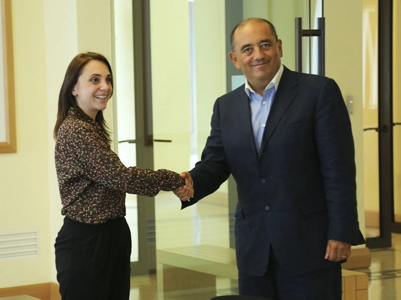 მაია მელიქიძე EBRD-ის რეგიონულ წარმომადგენელს ბრუნო ბალვანერას შეხვდა