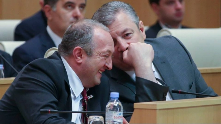   გიორგი კვირიკაშვილი გიორგი მარგველაშვილს ქვეყნისთვის გაწეული სამსახურისთვის მადლობა უხდის