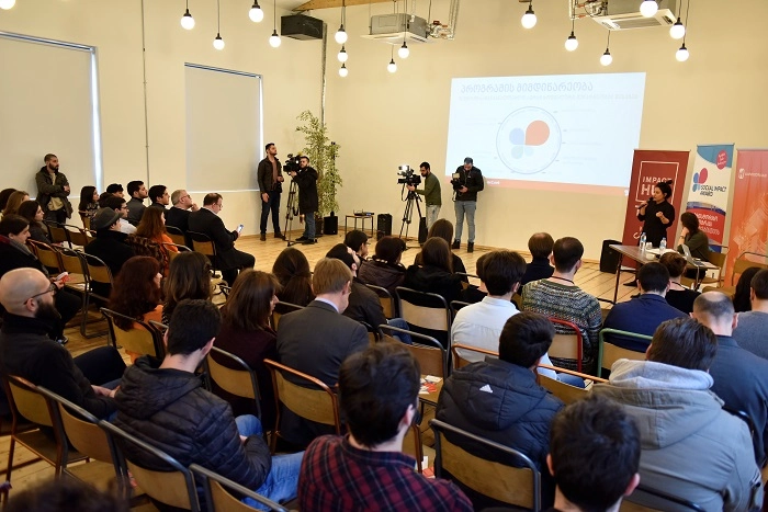 Impact Hub Tbilisi იწყებს საერთაშორისო სტუდენტურ პროგრამას Social Impact Award - გახსნითი ღონისძიება ფაბრიკაში გაიმართა
