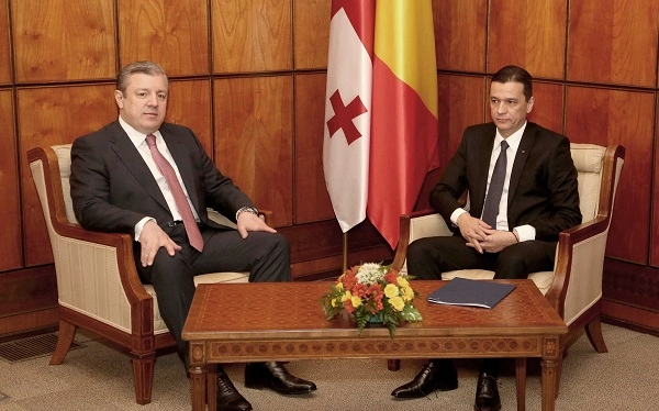  გიორგი კვირიკაშვილი რუმინეთის პრემიერ-მინისტრს შეხვდა