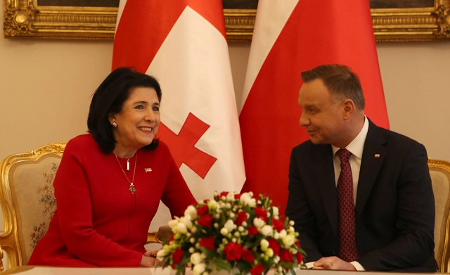 საქართველოს და პოლონეთის პრეზიდენტებმა საქართველოს ევროპული და ევროატლანტიკური ინტეგრაციის მხარდაჭერის მიმართულებებზე იმსჯელეს