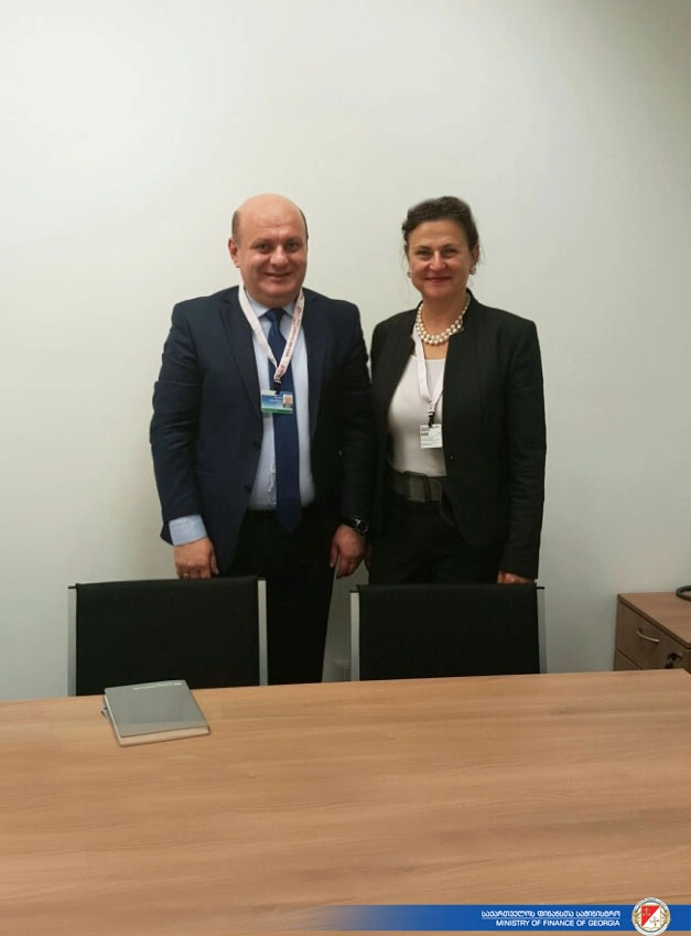 ნოდარ ხადური ევროკავშირის სამეზობლო და გაფართოების მოლაპარაკებების გენერალური დირექტორის მოადგილეს კატარინა მათერნოვას შეხვდა