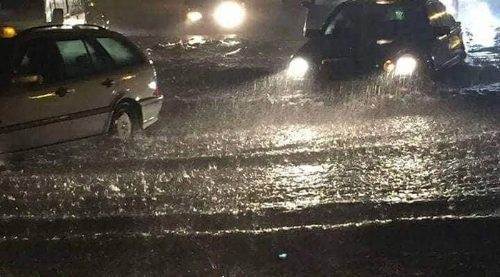 ძლიერი წვიმის გამო საგანგებო სიტუაციების სამსახურში 40-მდე შეტყობინება შევიდა