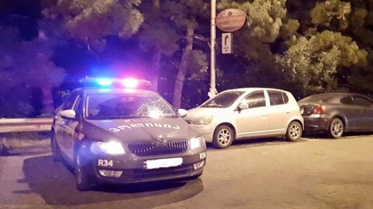 დანაღმული მანქანა თბილისის ცენტრში