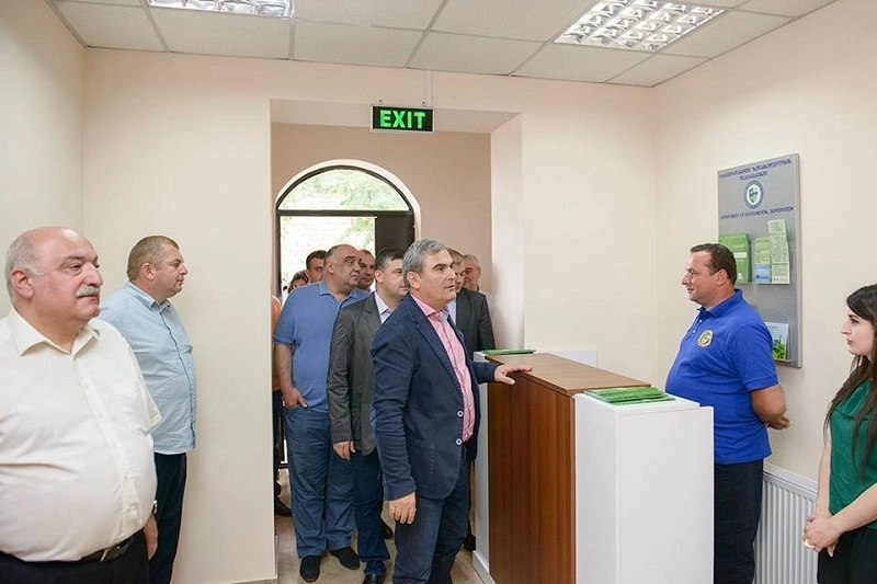 გარემოსდაცვითი ზედამხედველობის დეპარტამენტის აღმოსავლეთ-ცენტრალური სამმართველოს შიდა ქართლის განყოფილებას ახალი შენობა აქვს