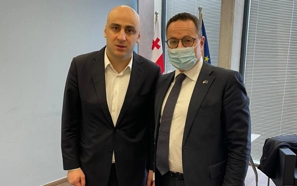 ნიკა მელია ლიეტუვას პარლამენტის საგარეო ურთიერთობათა კომიტეტის თავმჯდომარეს შეხვდა