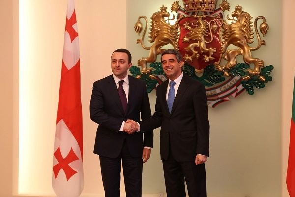 ირაკლი ღარიბაშვილი ბულგარეთის რესპუბლიკის პრეზიდენტ როსენ პლევნელიევს შეხვდა