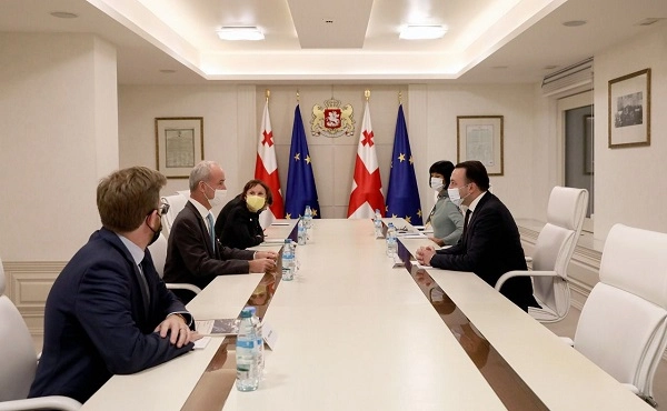 ირაკლი ღარიბაშვილი წითელი ჯვრის საერთაშორისო კომიტეტის ვიცე-პრეზიდენტს შეხვდა 