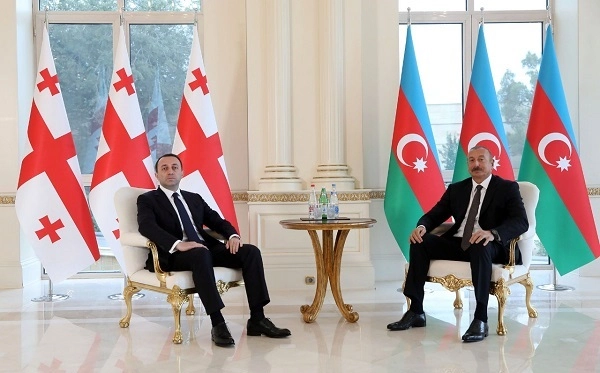 ჩვენს ინტერსებში შედის მშვიდობა და სტაბილურობა რეგიონში, რაც უზრუნველყოფს მტკიცე ეკონომიკურ განვითარებას - ირაკლი ღარიბაშვილი ილჰამ ალიევს 