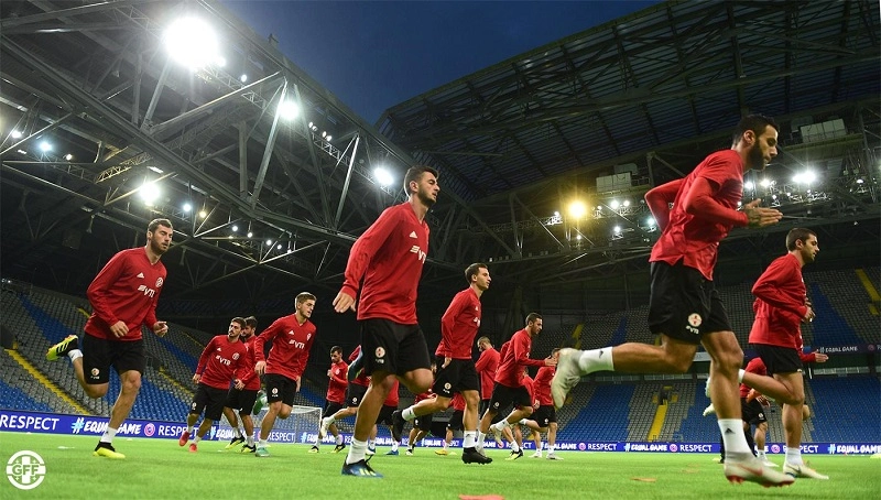 საქართველოსა და ყაზახეთის საფეხბურთო ნაკრებების შეხვედრა დღეს გაიმართება