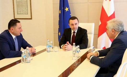 პრემიერი შს მინისტრსა და სუს-ის ხელმძღვანელს შეხვდა 