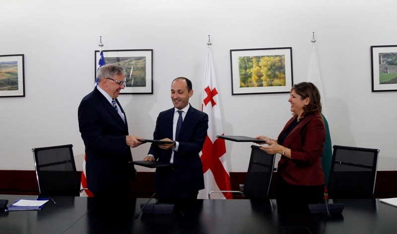 საქართველოს, ამერიკასა და ბულგარეთს შორის თანამშრომლობის მემორანდუმი გაფორმდა