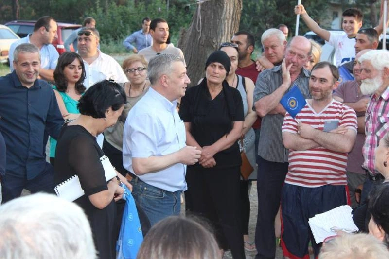 გიორგი ვოლსკიმ მოსახლეობასთან შეხვედრები დაიწყო
