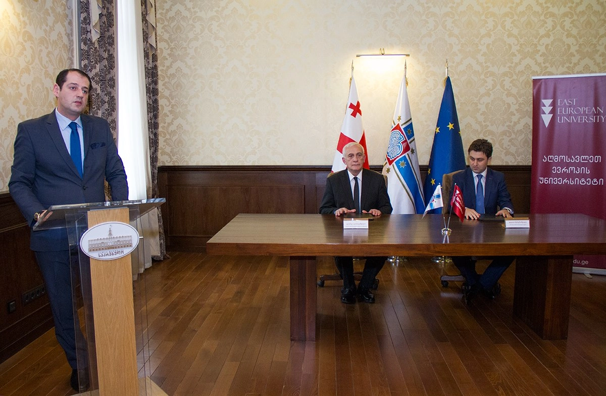  თბილისის საკრებულოსა და აღმოსავლეთ ევროპის უნივერსიტეტს შორის მემორანდუმი გაფორმდა