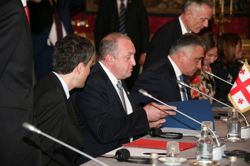  გიორგი მარგველაშვილმა იტალიის პრეზიდენტი საქართველოში ოფიციალური ვიზიტით მოიწვია