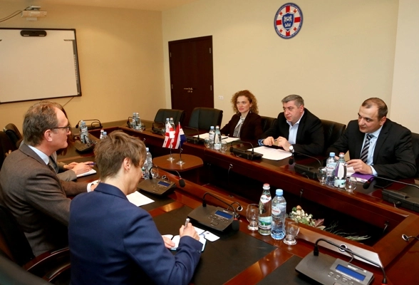 კახა კახიშვილი ნიდერლანდების სამეფოს ელჩს შეხვდა