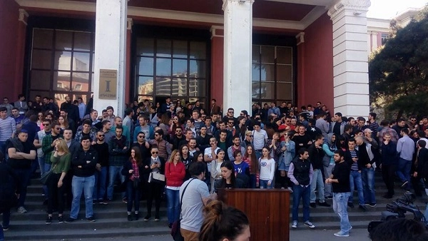 ტექნიკური უნივერსიტეტის სტუდენტები პასუხისმგებლობას აქციის ორგანიზატორებს აკისრებენ