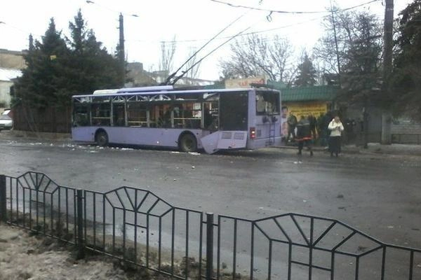 დონეცკში ძლიერი აფეთქება მოხდა